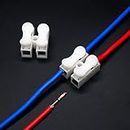 Electronic spices PACK OF 20 Cable Connector Clamp Spring Connector Terminal Block FOR Wire LED Strip Light Wire Connecting
