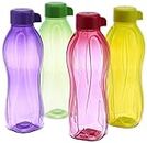 Tupperware Aquaslim Water Bottle Set, 500ml, Set of 4 (B.5L) Colors May Vary