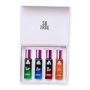 Sotrue Perfume For Women Gift Set Pack of 4x20 ML | Eau De Parfum | Premium Luxury Long Lasting Fragrance Spray | Berry Blush, Honey Spice, Oud Femme & Vanilla Spark (4x20 ML)