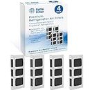 Fette Filter - Activated Carbon Refrigerator Air Filter Compatible with Paultra2 Ultra 2 Pure Air 2 Frigidaire and Electrolux Refrigerators Part #5303918847 (Pack of 4)