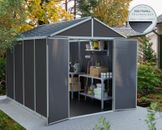 Palram - Canopia | Rubicon 8 x 10ft Ultra Durable Outdoor Garden Storage Shed