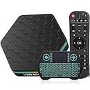 Android 12.0 TV Box,T95Z Plus Android Box TV 2024 with 4GB RAM 64GB ROM Quad-core H618 Support 6K HD WiFi6 2.4Ghz/5.8Ghz 3D H.265 Smart TV Box with 2.4G Android TV Box Remote Keyboard