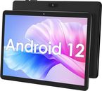 10.1" WIFI Tablet Android 12 HD 64GB Tablet Pad Quad-Core Netflix Dual Camera US