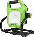 Greenworks 40V (AC/DC) 2000-Lumen LED Work Light, 360° Head Rotation, Tripod Mountable, Portable, Indoor/Outdoor Light, Flood Light, Tool-Only