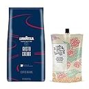 Lavazza Gusto Crema, Roasted Coffee Beans, 500g with Shot In The Dark Flavoured Coffee Concentrate 50ml