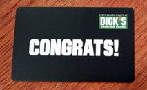 DICK'S SPORTING GOODS Gift Card/Store Credit for $186.11 -- FREE SHIPPING!