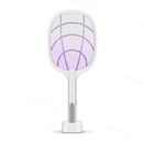 2-in-1 Electronic Mosquito Fly Bug Swatter Insect Killer Zapper Light Trap Lamp