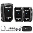 Saramonic Upgraded Blink500 Pro 2.4GHz Dual Channel Wireless Lavalier Micrófono para DSLR Video Camera Android iPhone Tablet PC Computer Recording Facebook Youtube Podcast Vlog Entrevista (B2)