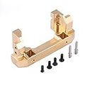 V GEBY RC Car Front Bumper Mount, Model Vehicle Accessory Brass Front Bumper Mount for Traxxas TRX4 RC Crawler Car