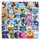 60PCS Stickers blox Fruits blox Fruits Mystery Box Vinyl Waterproof Stickers, Laptop Bumpers, Skateboards, Water Bottles, Computers, Mobile Phones, Luggage, Guitars, clippings, Diaries(a)