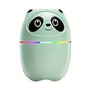 Holyzon Quiet Operation Cute Design Panda Humidifier (220 ML, Green)
