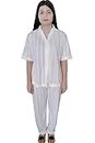 Printed Night Suit Cotton Printed Top Western Short Sleeves Look Round Neck Service Suit Foreign Trade Factory Direct Sales Pyjama (Szie Large) L