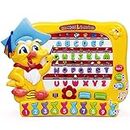 Educational English ABC Toy & Early Development Electronic Activity Tablet for Kids | Touch and Learn Interactive Learning Music Alphabet Toys w/ 7 Learning Games for Learning ABC and Spelling