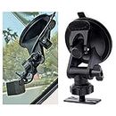 Auto Dash Cam Mount - [360°Rotatable] Rearview Camera Holder Windshield Mount for Most Rear Dash Cam & Camera-Dash Backup Camera Mount Fits Car Truck SUV Rv Van