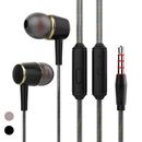  3.5mm Stereo Wired Earphones Headphones HD Mic Earbuds Iphone/ android