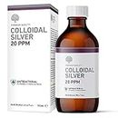 Nature's Greatest Secret Premium Quality Antibacterial 20ppm Colloidal Silver Bottle 300ml