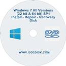 Windows 7 All Versions Disk 32 + 64 bit