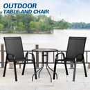 Outdoor Furniture 3PCS Table and chairs Stackable Bistro Set Patio Coffee