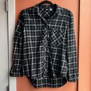 Urban Outfitters Tops | Last Chance Uo Bdg Black Flannel Shirt | Color: Black/White | Size: S