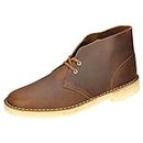 Clarks Originals Herren Kurzschaft Stiefel Desert Boots, Braun (Beeswax Leather)