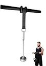 Yes4All Wrist and Forearm Blaster with Soft Foam Grip Handles - Fit 1" Standard & 2" Olympic Weight Plates (Black Strap)
