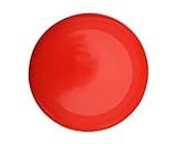 LEEPERD Flying Disc Toy for for Outdoor Sports Games on The Beach, Lake, & Pool, Catching Flying Discs for Kids, Adults, and Dogs, Diameter 23 Centimeters(RED)