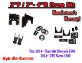 1/3 - 2/4 Adjustable Lowering Kit Hanger FOR 2014+ Chevy Silverado GMC Sierra