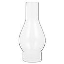 Alipis Oil Lamp Chimney, Clear Lamp Glass Replacement, Kerosene Lamp Shade Lamp Glass Accessories Transparent Light Wind Sheld (H17.5cm, W5.4cm)