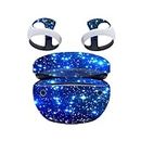 Skin for Playstation VR2 Makeover: Multi-Color Cover Adorable Anime Stickers for PS VR2, Protective Wrap Film Cover (Blue Sky)