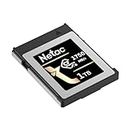Netac 512GB CFexpress Type B Memory Card PCIe Gen 3 * 2 NVMe1.4 Max Read 1750MB/s Max Write 1050MB/s for Professional Photographers and Videographers Vloger, CF2000