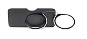 DR. B's Readers Nose Clip Reading Glasses with Universal Pod Case Men Women Eyeglasses for Reading Presbyopic Glasses Reader (+1.00, Black)