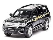 BELOXY 1:32 Land Cruiser Diecast Metal Toy Car for Kid Pullback with Light Sound|Multicolor (Land Cruiser)