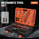 216pcs Tool Set Repair Tool Set Mechanics Tool Set Screwdriver Bit Wrench Tool