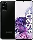 Samsung Galaxy S20+ 5G Smartphone, Triple Kamera 64 MP, 12 GB RAM, Hybrid SIM, Android 10 to 13 - Deutsche Version (128 GB, Cosmic Schwarz)