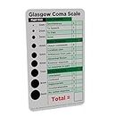 GCS, Glasgow Coma Scale Reference Card Student Paramedic Nurse Doctor NHS Medic