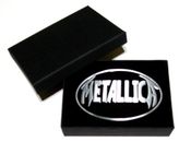 METALLICA removable buckle with GIFT BOX - fits up to a 38mm wide leather belt 