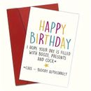 Funny Friend Birthday Card, Rude Friend Birthday Card, Humorous Friend Birthday Card, Small Business Supplies, Thank You Cards, Birthday Gift, Cards, Unusual Items, Gift Cards 5*7in Envelopes Included