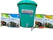 GreenishORA's Organic Waste Composting Kit - One Home Composter Bin with Starter Kit