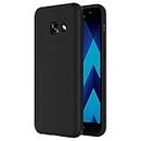 AICEK Coque Samsung Galaxy A5 2017, Noir Silicone Coque pour Galaxy A5 2017 Housse (5,2 Pouces) Noir Silicone Etui Case