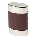 Tsubota Pearl 1-98451-70 Pop-up Case, King Size, 3.3 inches (85 mm), Holds 20, Leather Wrapped Brown, Tobacco Case