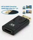Display Port DP Male To HDMI Female Adapter Converter For 4K HD 1080P HDTV PC UK