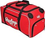 Rawlings | COVERT Duffle Equipment Bag | Baseball/Softball | Scarlet