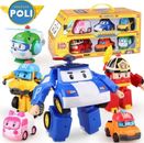 Robocar polished figure convertible into vehicle toy child helicopter car