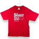 VTG Biggest Sale of the Year JC Penney Promo T-Shirt Large Single Stitch 90's