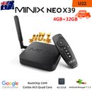 MINIX NEO X39 Android 7.1.2 TV BOX 3399 4/32GB Set Video Audio 4K UHD Media Hub