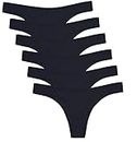 ABClothing (6 Pack Ladies Cotton Underwear Lingerie Thongs Soft Sexy Mutandine Set per Le Donne Teens