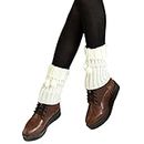 Cusstally Girls Socks Bulk Flap Ladies Socks Womens Leg Cover Fashion Short Twist-Knitted Warmers Boot Socks Women Calcetines de Moda (Color : Weiß, Size : Taille Unique)