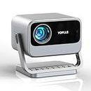 【Netflix Officially & Dolby Audio】 Smart 4K Projector, Auto Focus & Keystone, VOPLLS 18000 Lumens FHD 1080P WiFi 6 Bluetooth Home Cinema Projector for iOS/Android, Home, Outdoor