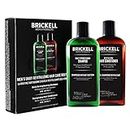 Brickell Men’s Daily Revitalizing Hair Care Routine, Mint and Tea Tree Oil Shampoo, Strength and Volume Enhancing Conditioner, Natural and Organic