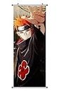 CosplayStudio Großes Naruto Rollbild/Kakemono aus Stoff | Poster 100x40cm | Motiv: Pain/Tendo